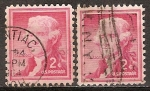 Stamps United States -  Jefferson, Thomas.