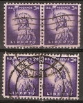 Sellos de America - Estados Unidos -  Estatua de la libertad.