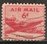 Stamps United States -  aereo,DC-4 Skymaster.