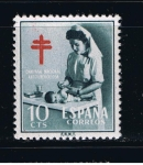 Stamps Spain -  Edifil  1122  Pro Tuberculosos. Cruz de Lorena en rojo.  
