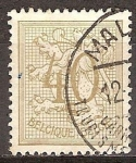 Stamps : Europe : Belgium :  Número de león heráldico.
