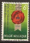 Stamps Belgium -  Int. Unión de Ciudades Congreso, Bruselas Ciudad del Sello.