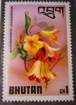Stamps : Asia : Bhutan :  flores: rododendros