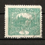 Stamps Czechoslovakia -  Castillo de Praga./ Republica.