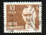 Stamps Turkey -  Mustafa Kemal Atatürk