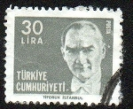 Sellos de Asia - Turqu�a -  Mustafa Kemal Atatürk