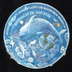 Stamps Uruguay -  Investigación y conservación de mamíferos marinos