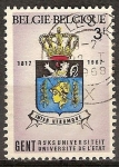 Stamps Belgium -  Universidad de Lieja y Gante.