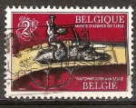 Stamps Belgium -  Museo de Armas, de Lieja. Parte de la pistola Cleuter.
