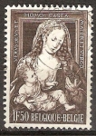 Stamps : Europe : Belgium :  Navidad. Virgen y el Niño.