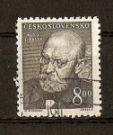 Stamps : Europe : Czechoslovakia :  Homenaje a Escritores Nacionales./ Grabado.