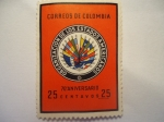 Stamps Colombia -  Organización de los Estados Américanos-70 Aniversario
