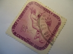 Sellos de America - Colombia -  III-CAMPEONATO-SURAMÉRICANO DE ESGRIMA-1957.