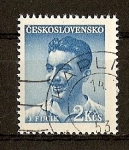 Stamps Czechoslovakia -  Homenaje a Escritores Nacionales.