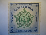 Stamps Colombia -  ACADEMIA COLOMBIANA DE HISTORIA- Veritas Ante Omnia.