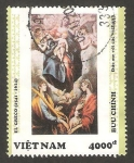 Stamps Vietnam -  1338 -  Cuadro de El Greco