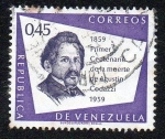 Stamps Venezuela -  Primer centenario de la muerte de Agustín Codazzi