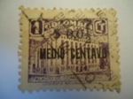 Stamps Colombia -  PALACIO DE COMUNICACIONES - Edificio de Correos y Telégrafos - Sobre Tasa
