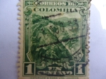 Stamps Colombia -  Minas de esmeraldas. Scott/411