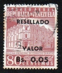 Sellos de America - Venezuela -  Oficina principal de correos-Caracas