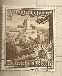 Stamps Germany -  Castillo, Ayuda Invierno