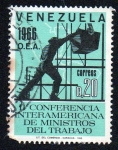 Sellos de America - Venezuela -  II Conferencia interamericana de ministros del trabajo