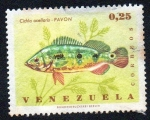Stamps Venezuela -  Cichla ocellaris - Pavón