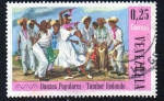 Stamps Venezuela -  Danzas populares - Tambor redondo