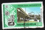 Stamps Venezuela -  Paga tus impuestos - Más vías de comunicación