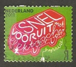 Stamps Netherlands -  2830 - Vehículo, adelante con el transporte eléctrico