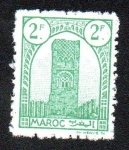 Sellos de Africa - Marruecos -  Torre Hassan - Rabat