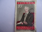 Sellos de America - Colombia -  Humboldt -Centenario 1769-1859