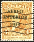 Sellos de America - Guatemala -  García Granados. UPU 1926. Sobreimp.