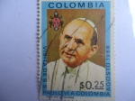 Stamps Colombia -  Visita de S.S PAULO VI a Colombia (Agosto 1968)