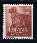 Stamps Spain -  Edifil  1140  Año Mariano.  