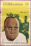 Stamps : America : Cuba :  Amílcar Cabral, luchador por la libertad de Guinea-Bissau, primer aniv. de su asesinato.