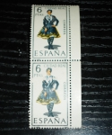 Sellos de Europa - Espa�a -  Trajes regionales españa -Ciudad Real -1970