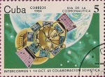 Stamps Cuba -  Día de la Cosmonautica. Intercosmos 1 (14oct'69).