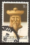 Stamps : Europe : Belgium :  Juegos y pasatiempos. Rey (pieza de ajedrez).