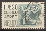 Stamps Mexico -  Danza de las Medias Lunas, Puebla.