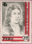 Stamps : America : Peru :  Año de la Mujer Peruana. Micaela Bastidas.