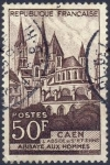 Stamps France -  Abbaye aux hommes / L'Abside de St. Etienne_ Caen