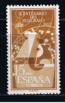 Stamps Spain -  Edifil  1180  I Cente. del Telégrafo.  