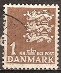 Sellos de Europa - Dinamarca -  Escudo de armas.