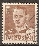 Stamps Denmark -  El rey Federico IX.