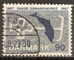 Stamps Denmark -  Centenario de la Iglesia de los marinos daneses en puertos extranjeros.