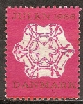 Stamps : Europe : Denmark :  "Dinamarca Julen 1966,(caridad tuberculosis).