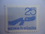 Stamps Colombia -  CÓNDOR (Vultur gryphus) Cóndor de los Andes.,