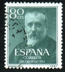 Stamps Spain -  Marcelino Menéndez Pelayo