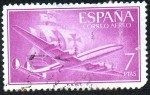 Stamps Spain -  Superconstellation y Nao Santa María 